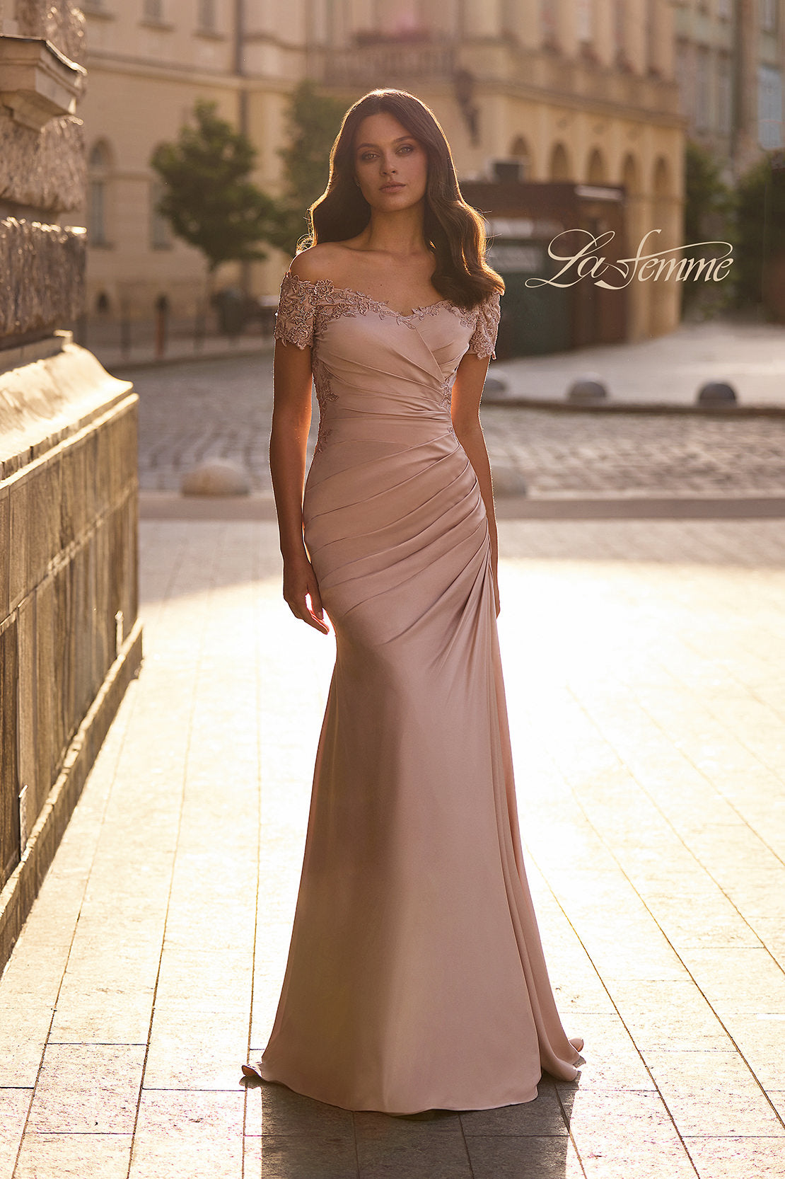 La Femme 30199 in Champagne, front view, editorial photo