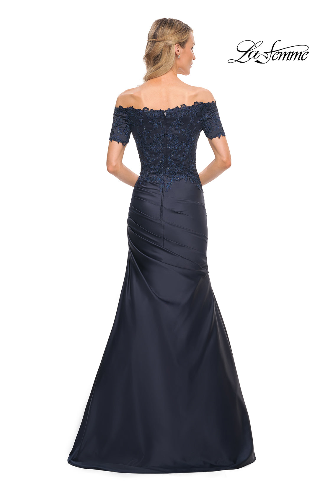 La Femme 30199 in Navy, back view