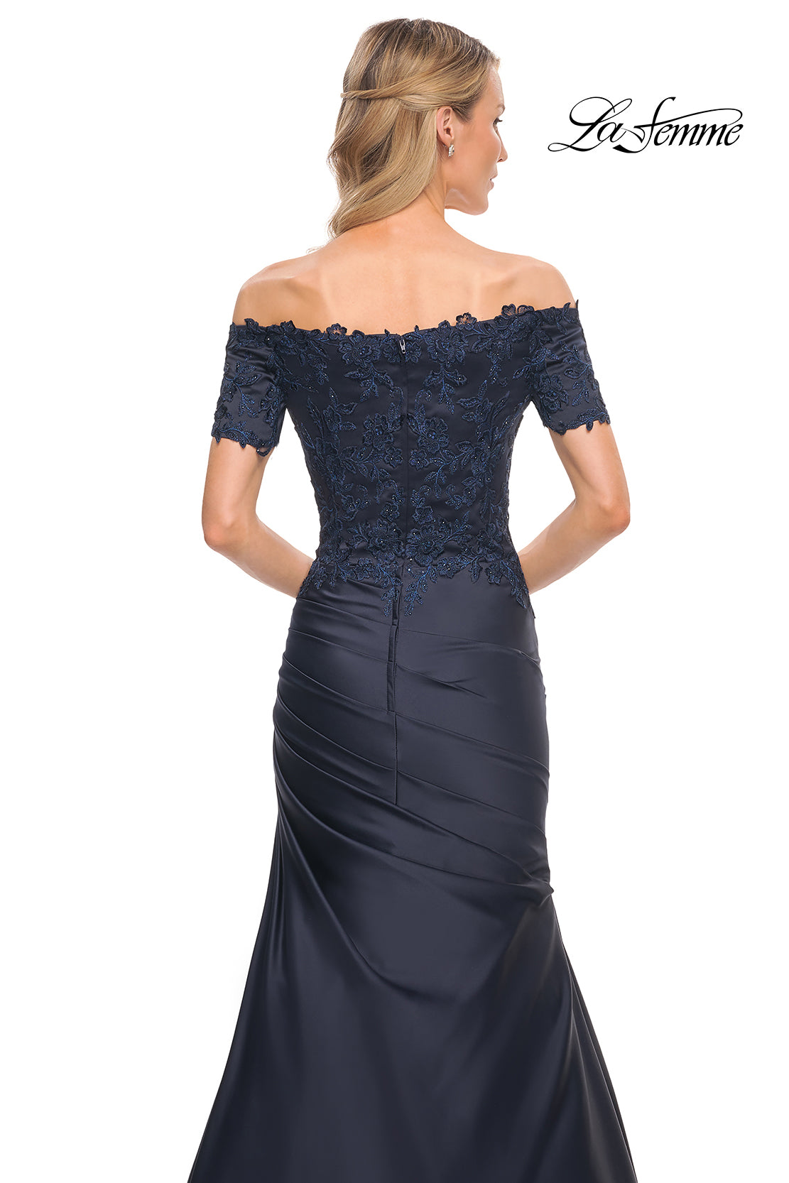 La Femme 30199 in Navy, back view