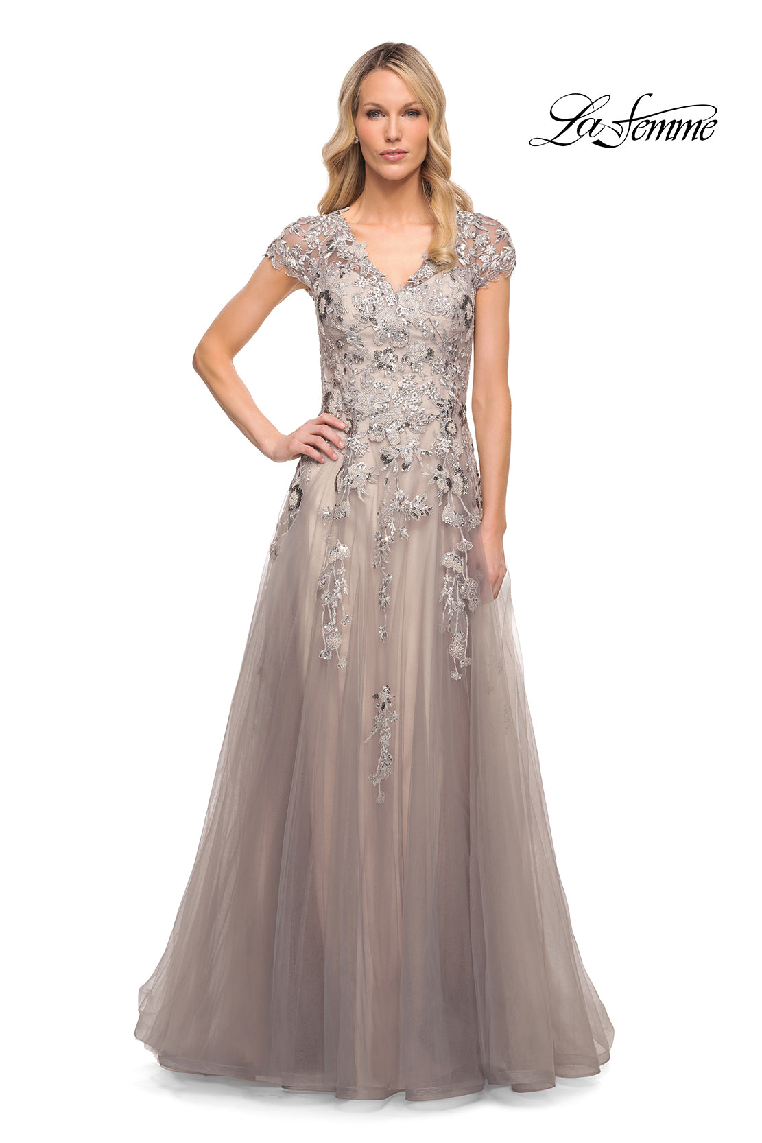 La Femme 30239 in SilverPink, front view