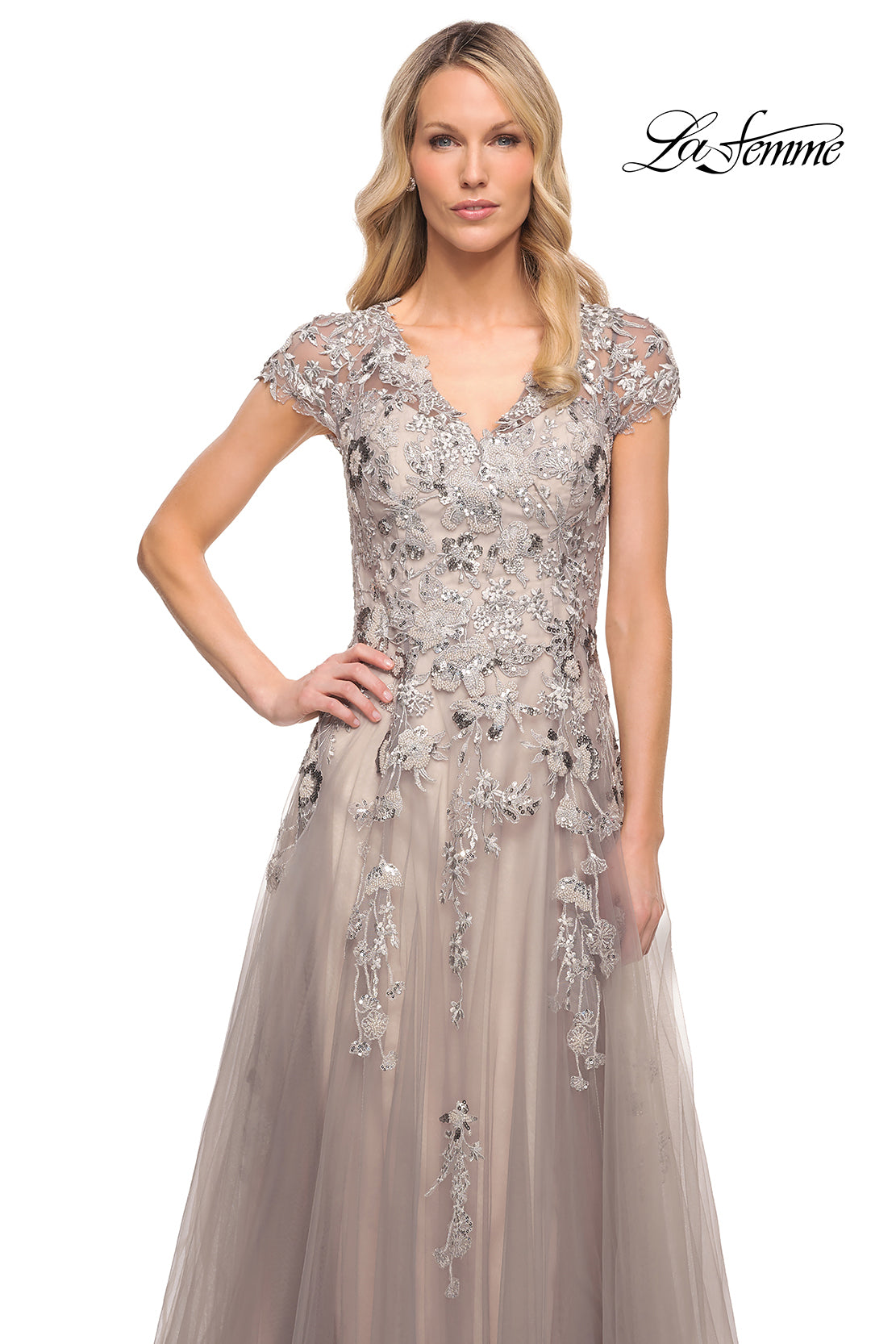La Femme 30239 in SilverPink, front view