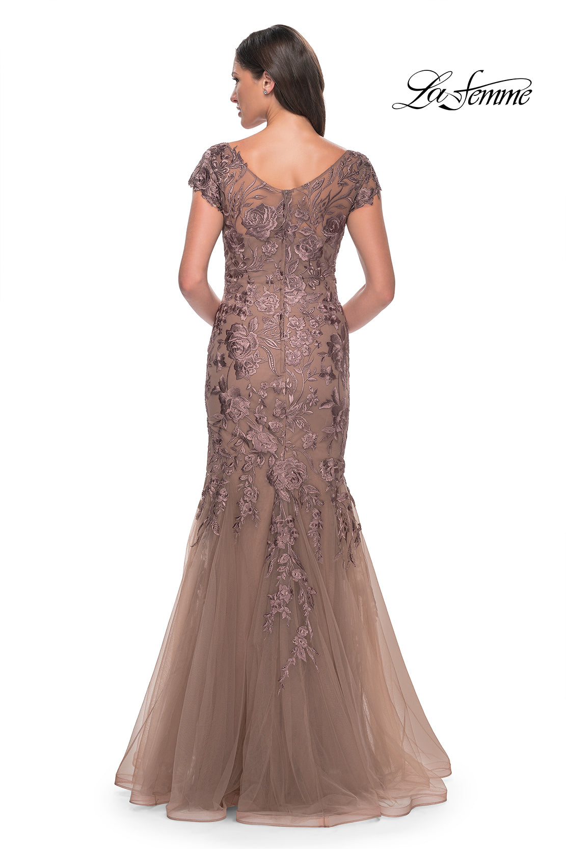 La Femme 30269 in Cocoa, back view