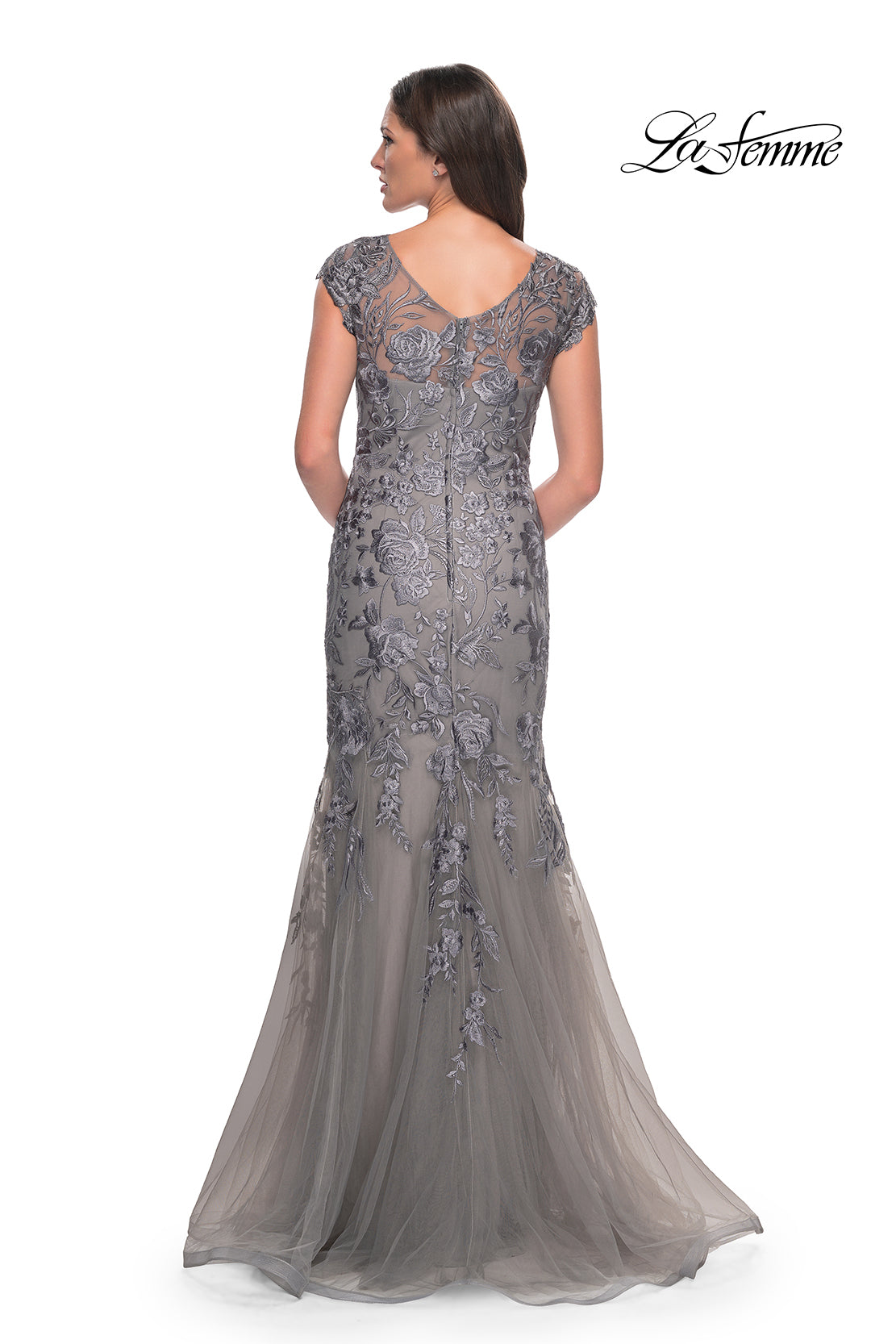 La Femme 30269 in Silver, back view