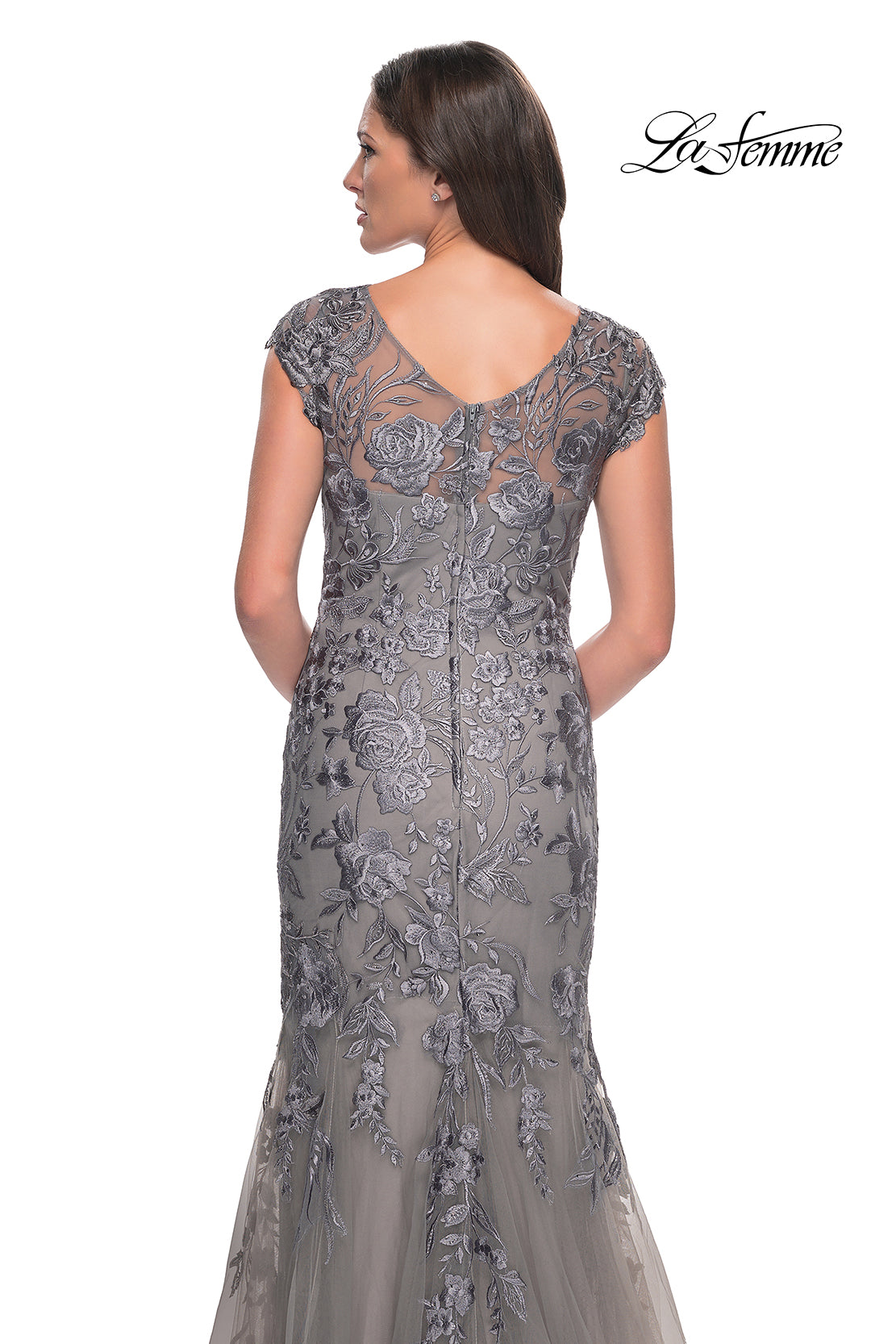 La Femme 30269 in Silver, back view