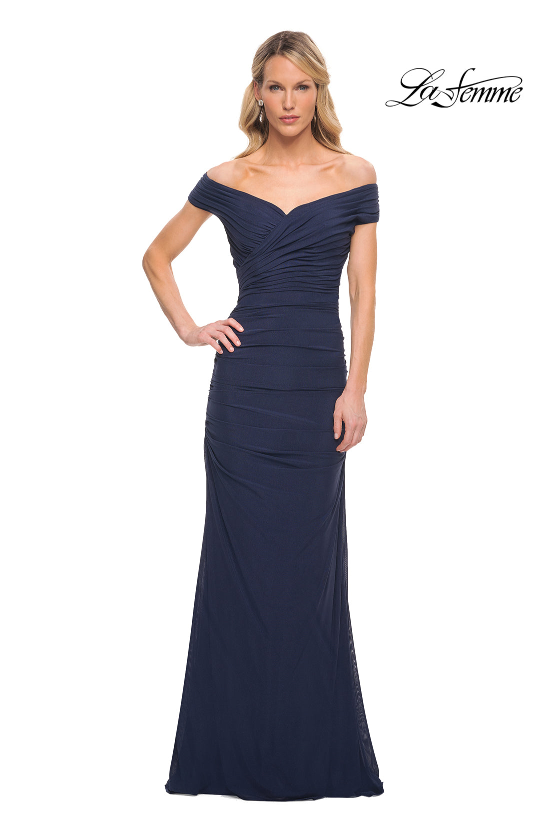 La Femme 30363 in Navy, front view