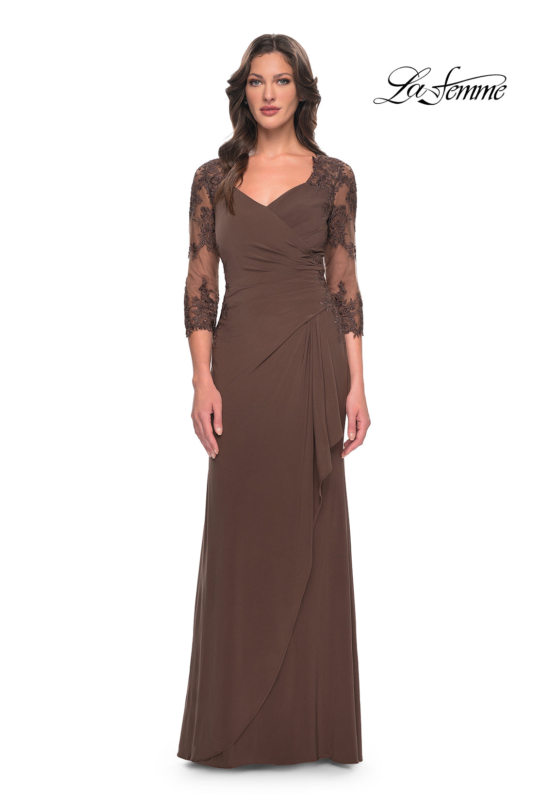 La Femme 30384 in Cocoa, front view