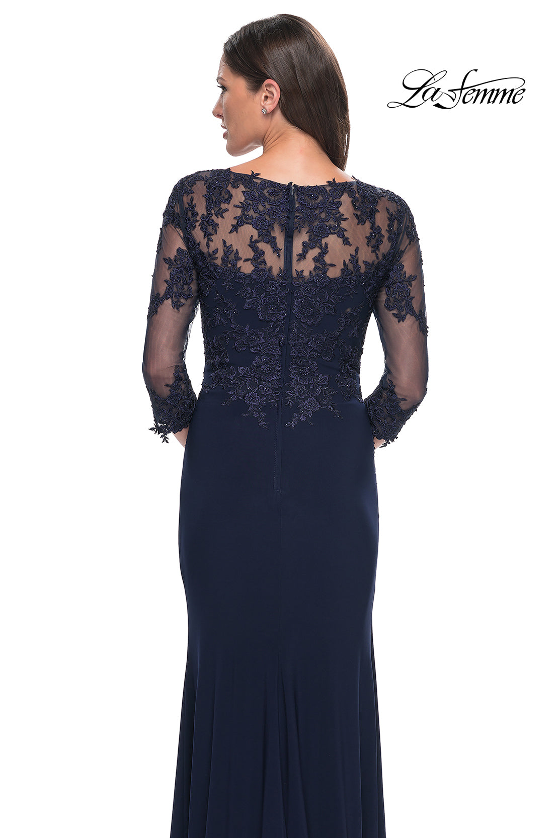 La Femme 30384 in Navy, back view