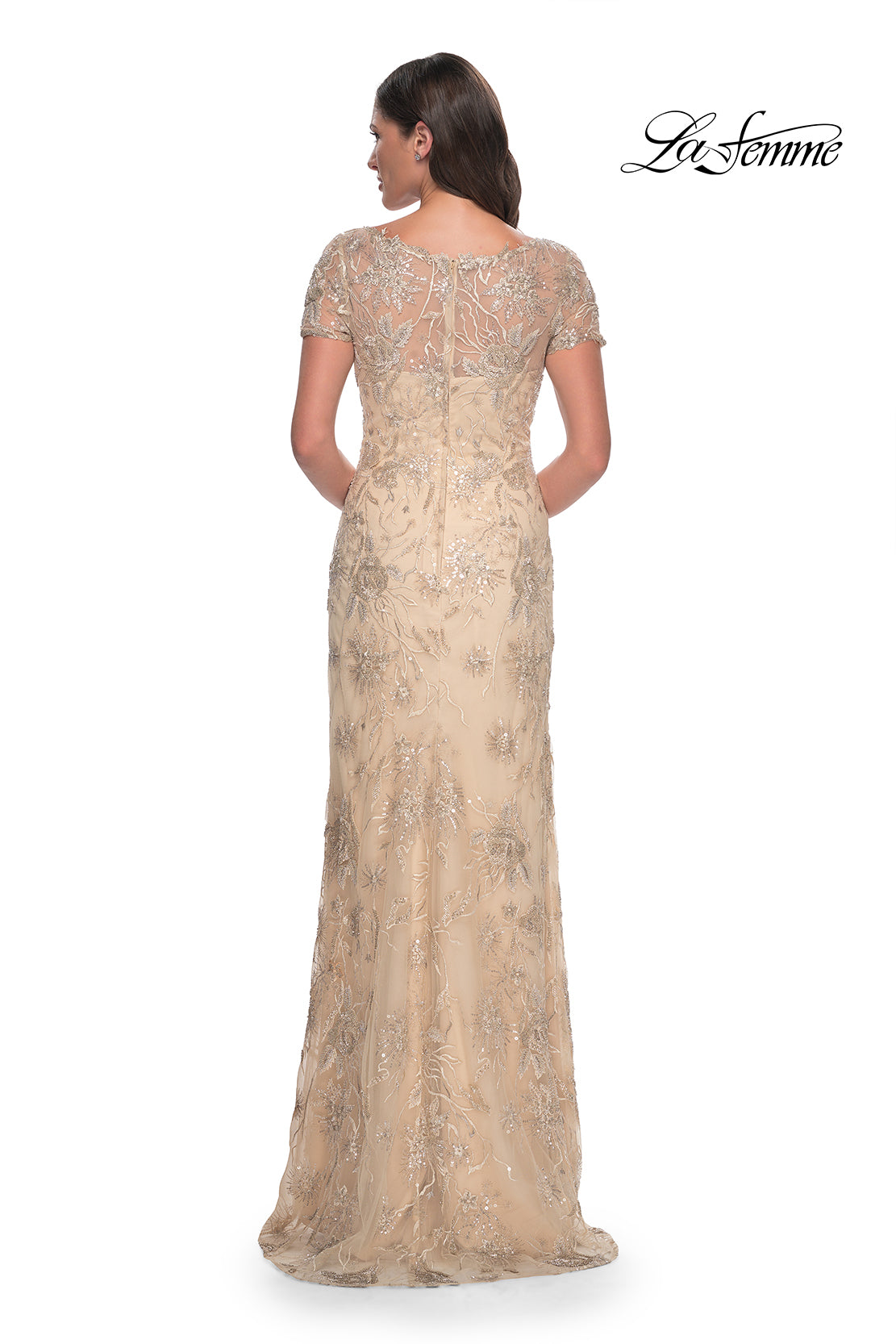 La Femme 30798 in LightGold, back view