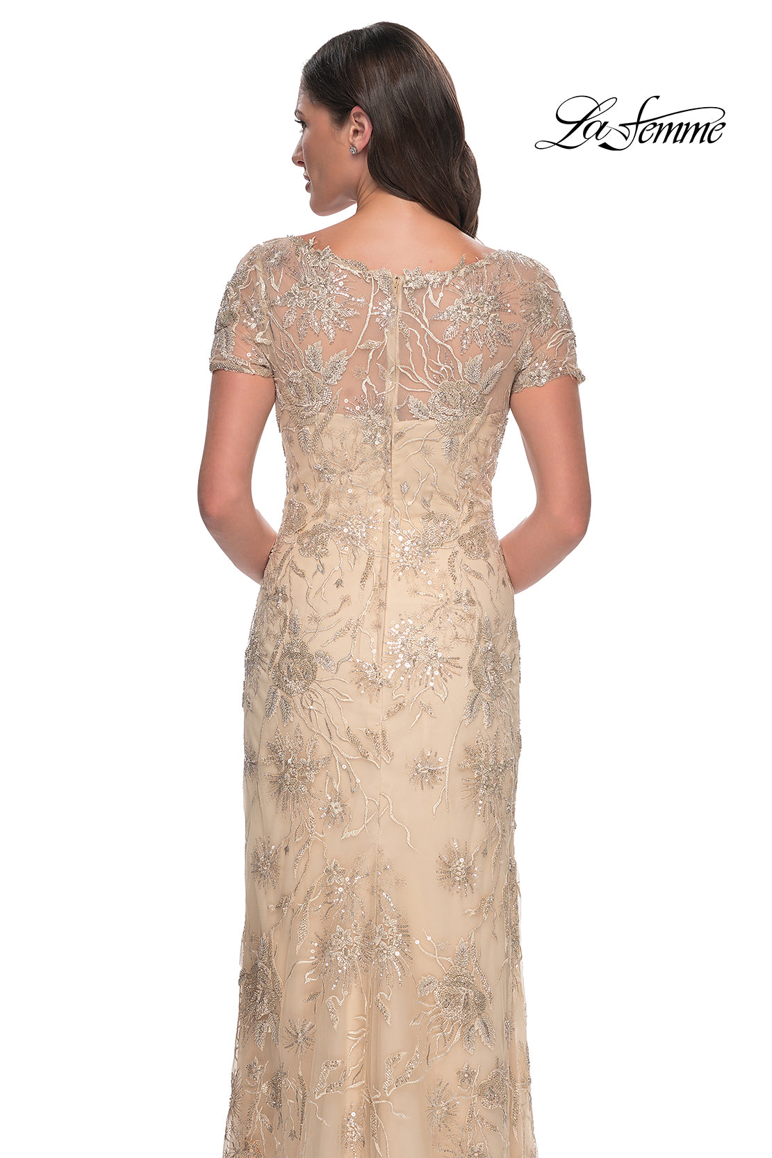 La Femme 30798 in LightGold, back view