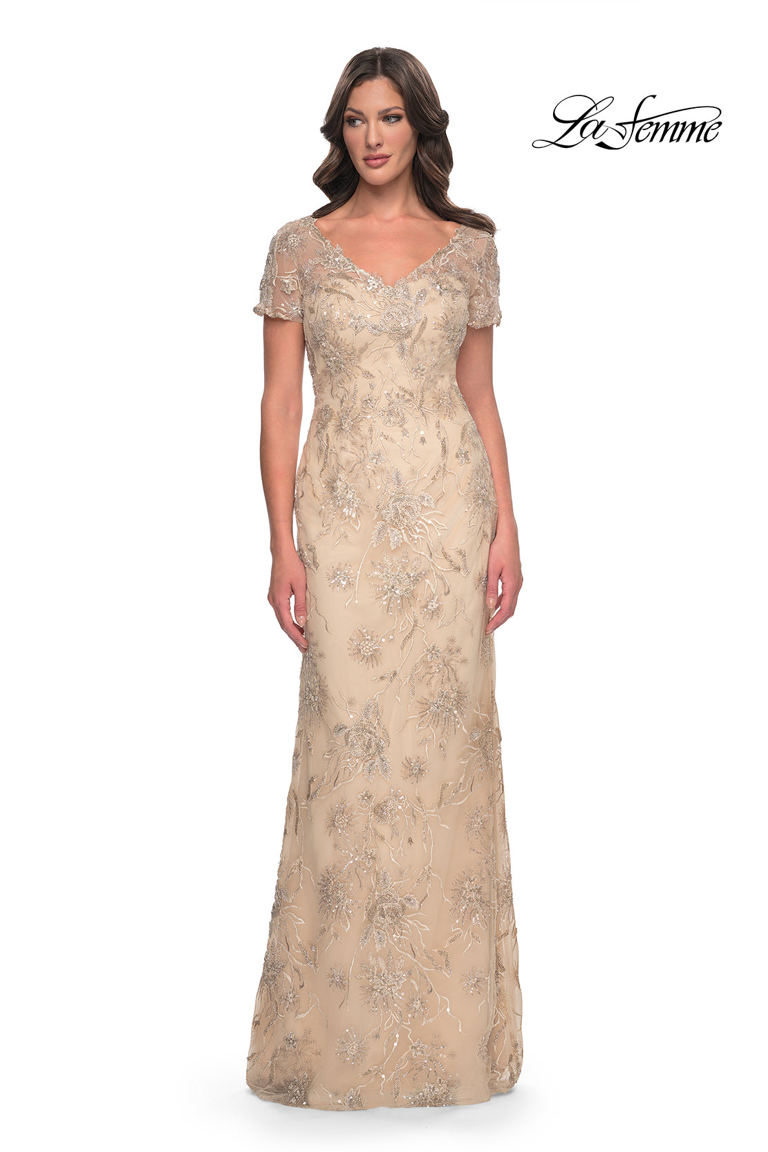 La Femme 30798 in LightGold, front view