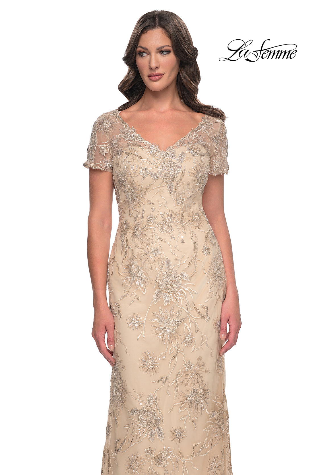 La Femme 30798 in LightGold, front view