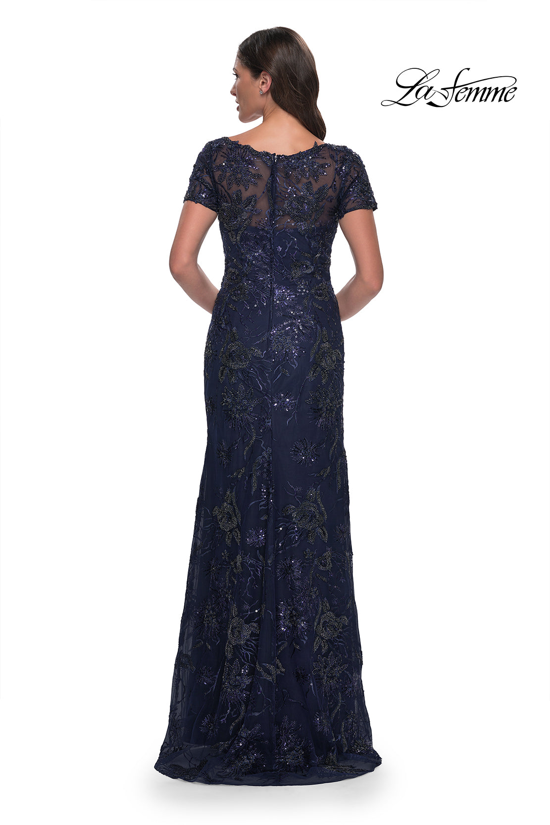 La Femme 30798 in Navy, back view