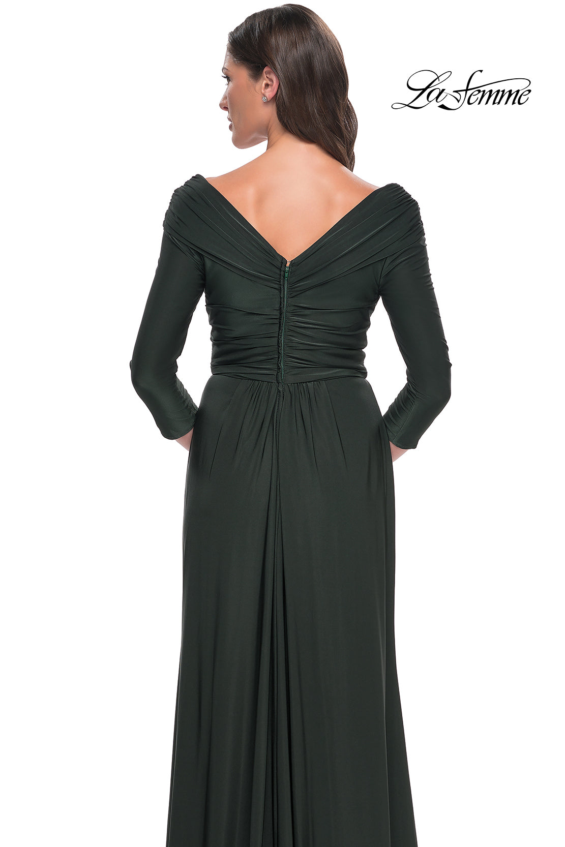 La Femme 30845 in DarkEmerald, back view