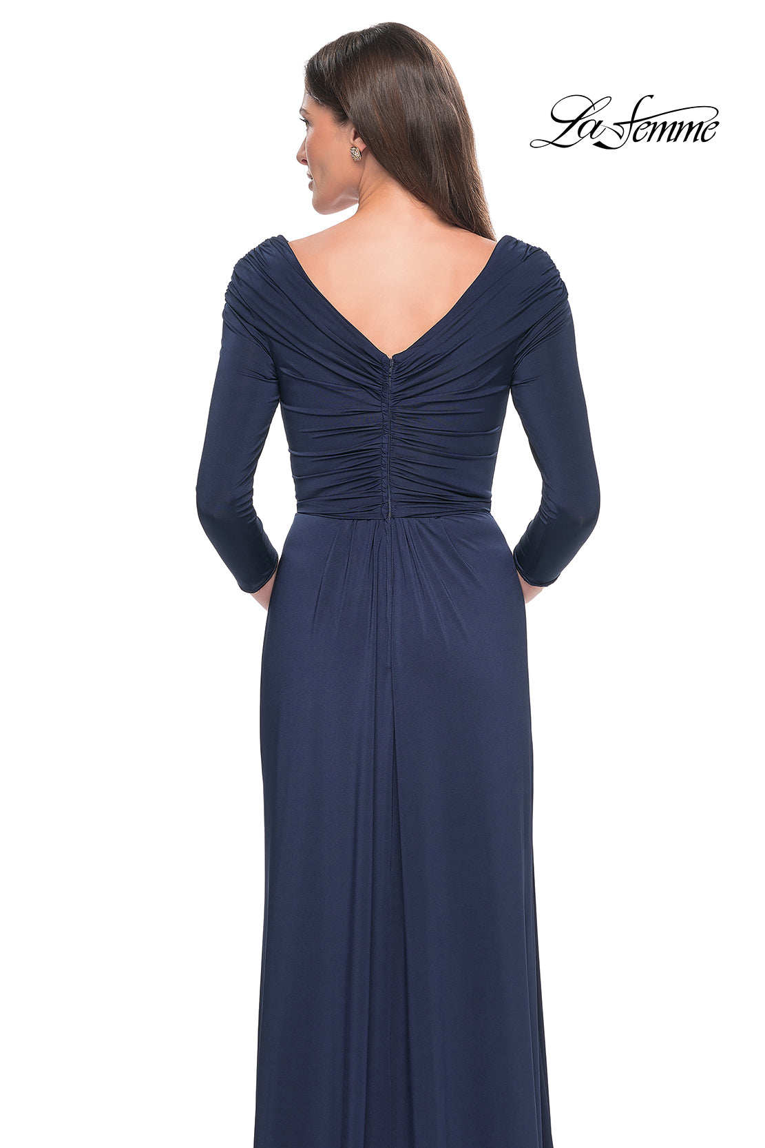 La Femme 30845 in Navy, back view