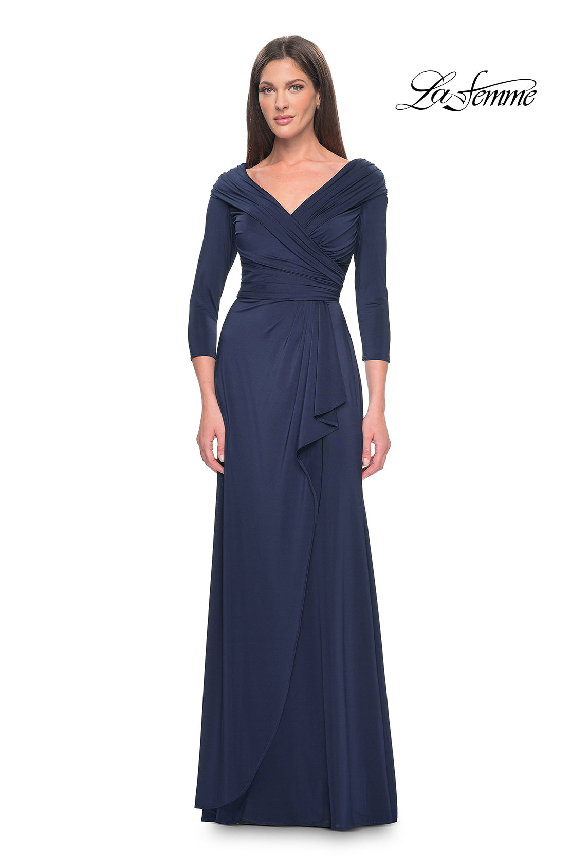 La Femme 30845 in Navy, front view