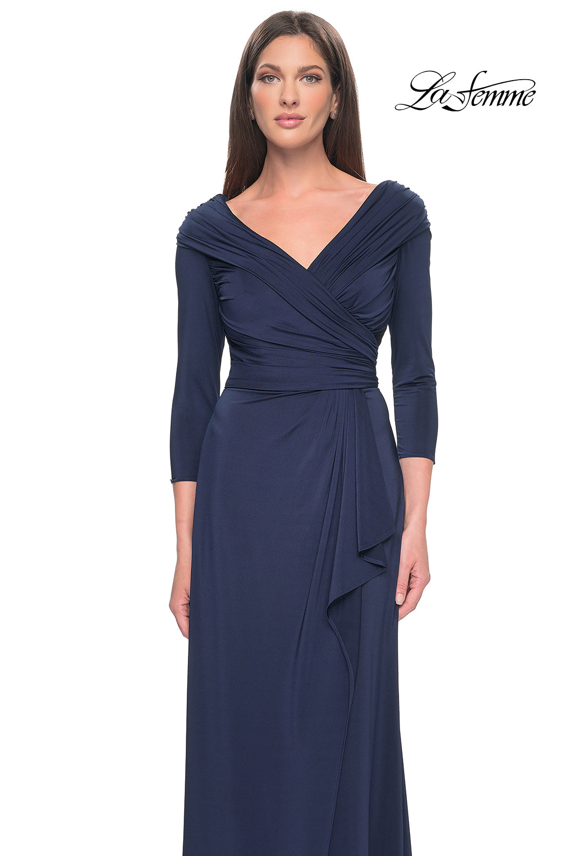La Femme 30845 in Navy, front view