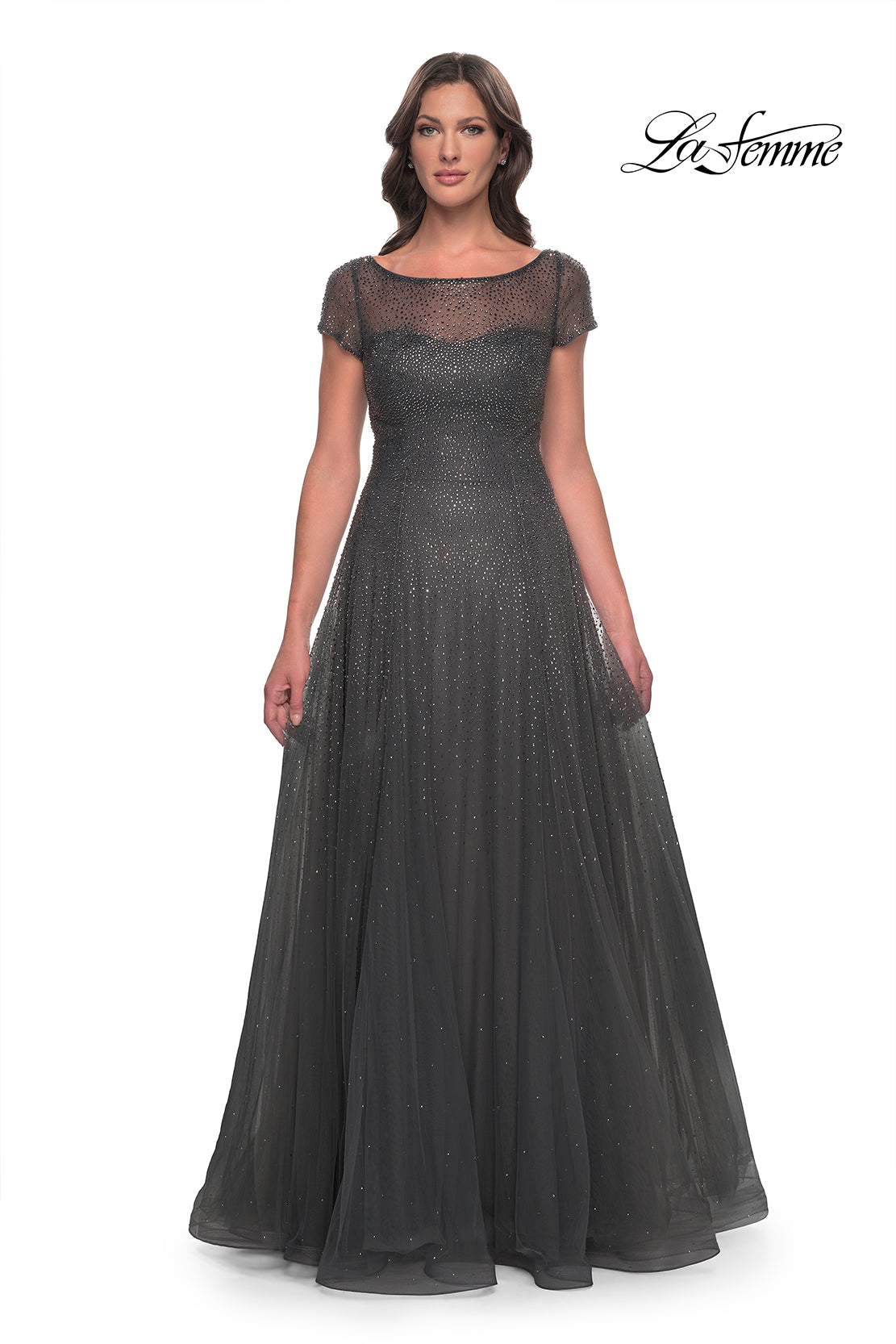 La Femme 30852 in Gunmetal, front view