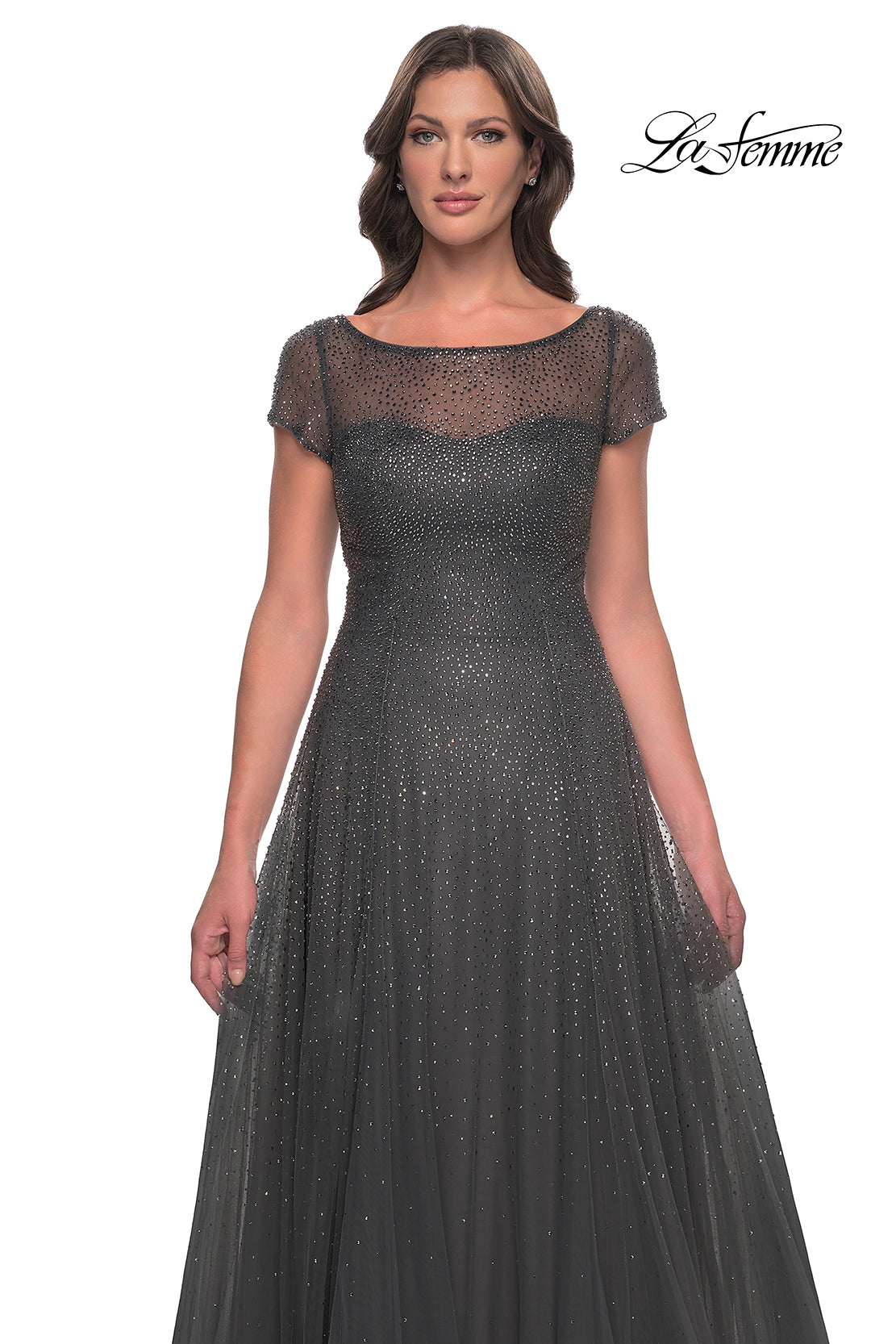 La Femme 30852 in Gunmetal, front view