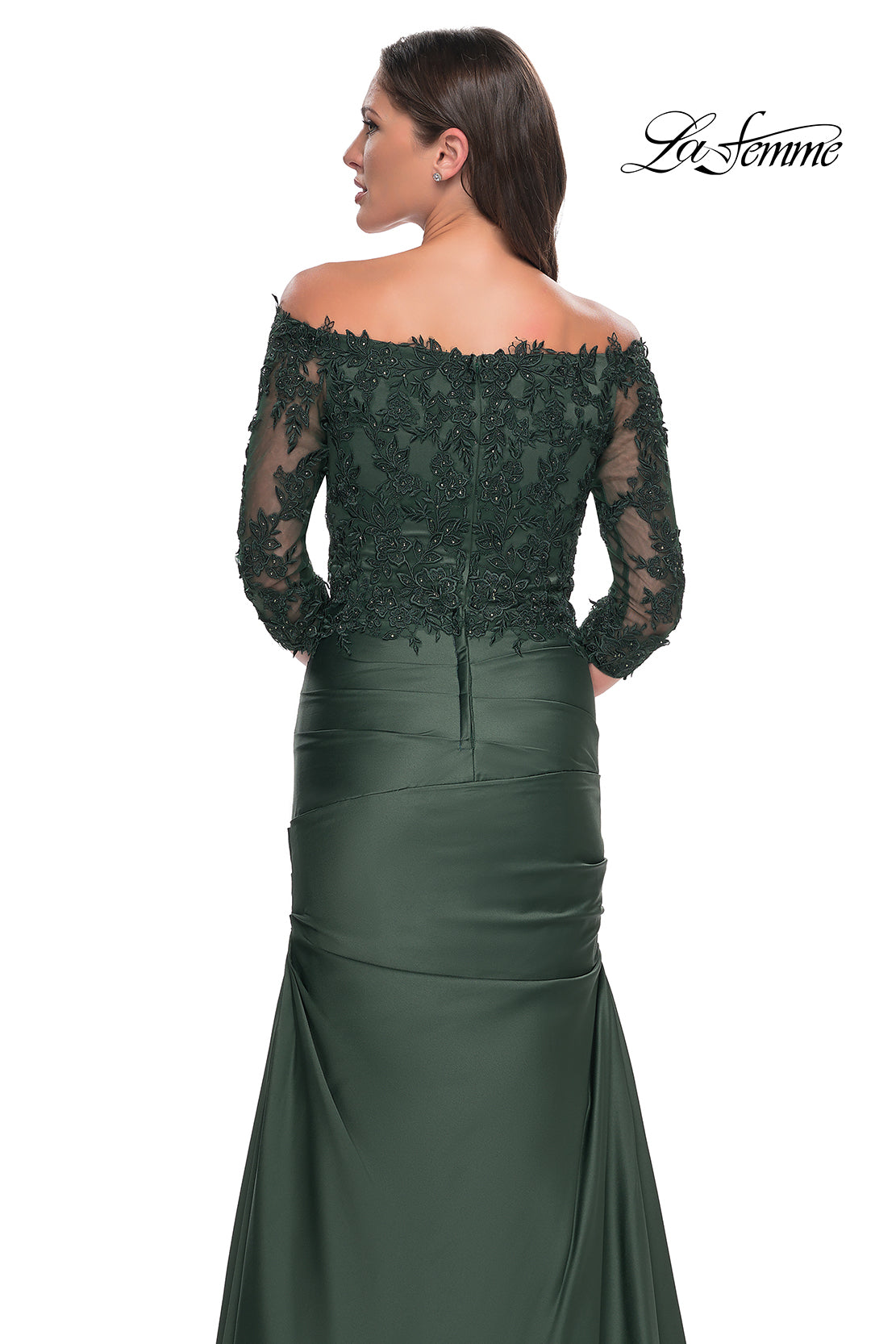 La Femme 30853 in Emerald, back view