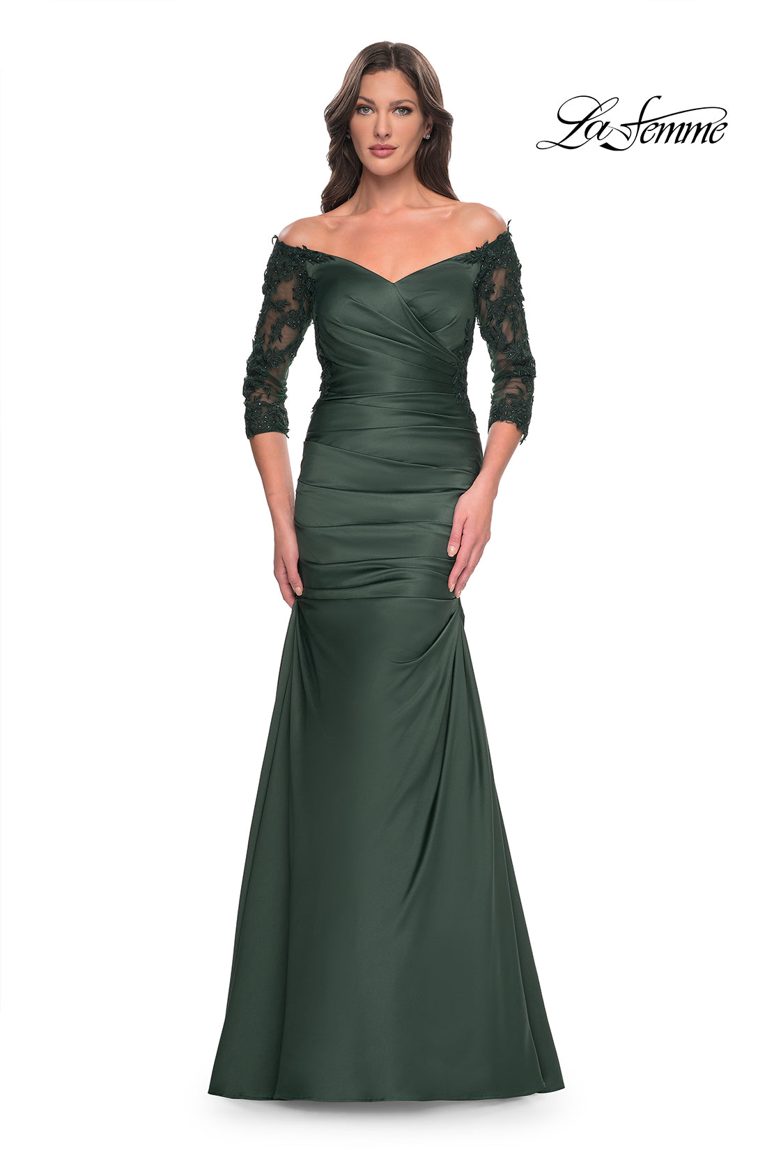 La Femme 30853 in Emerald, front view