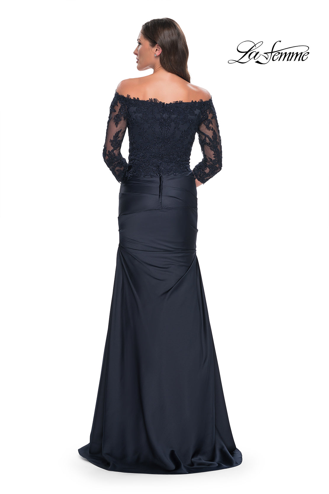La Femme 30853 in Navy, back view