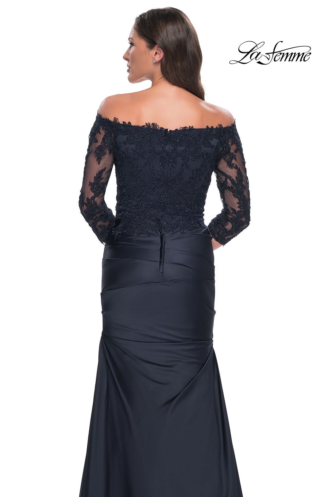 La Femme 30853 in Navy, back view