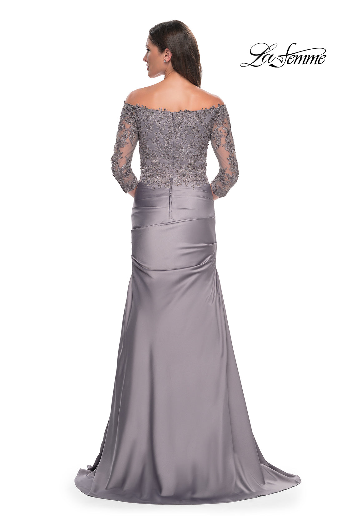 La Femme 30853 in Silver, back view
