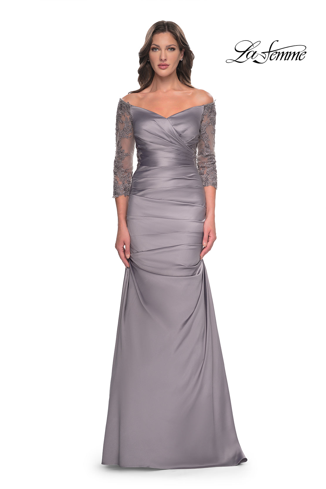 La Femme 30853 in Silver, front view
