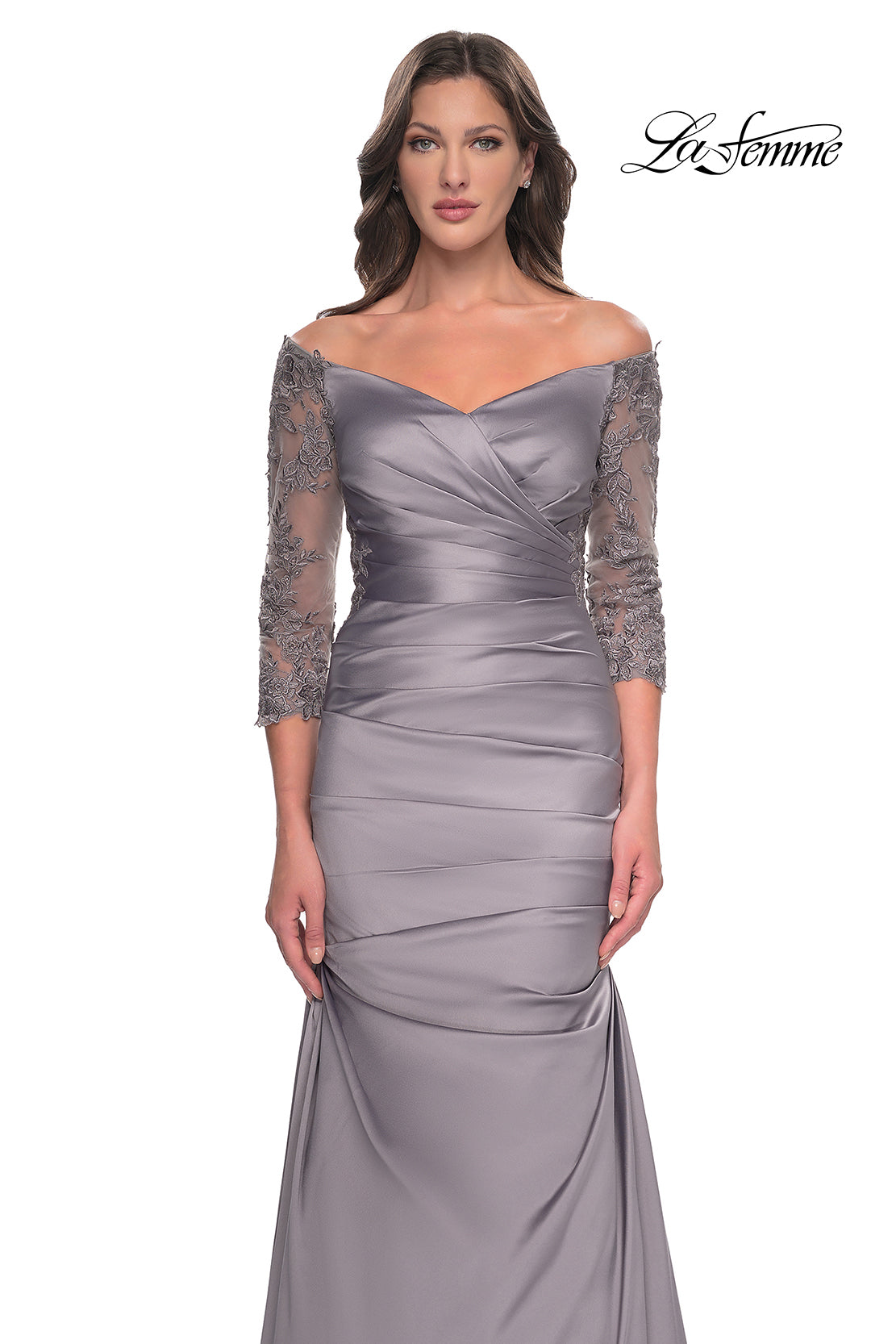 La Femme 30853 in Silver, front view