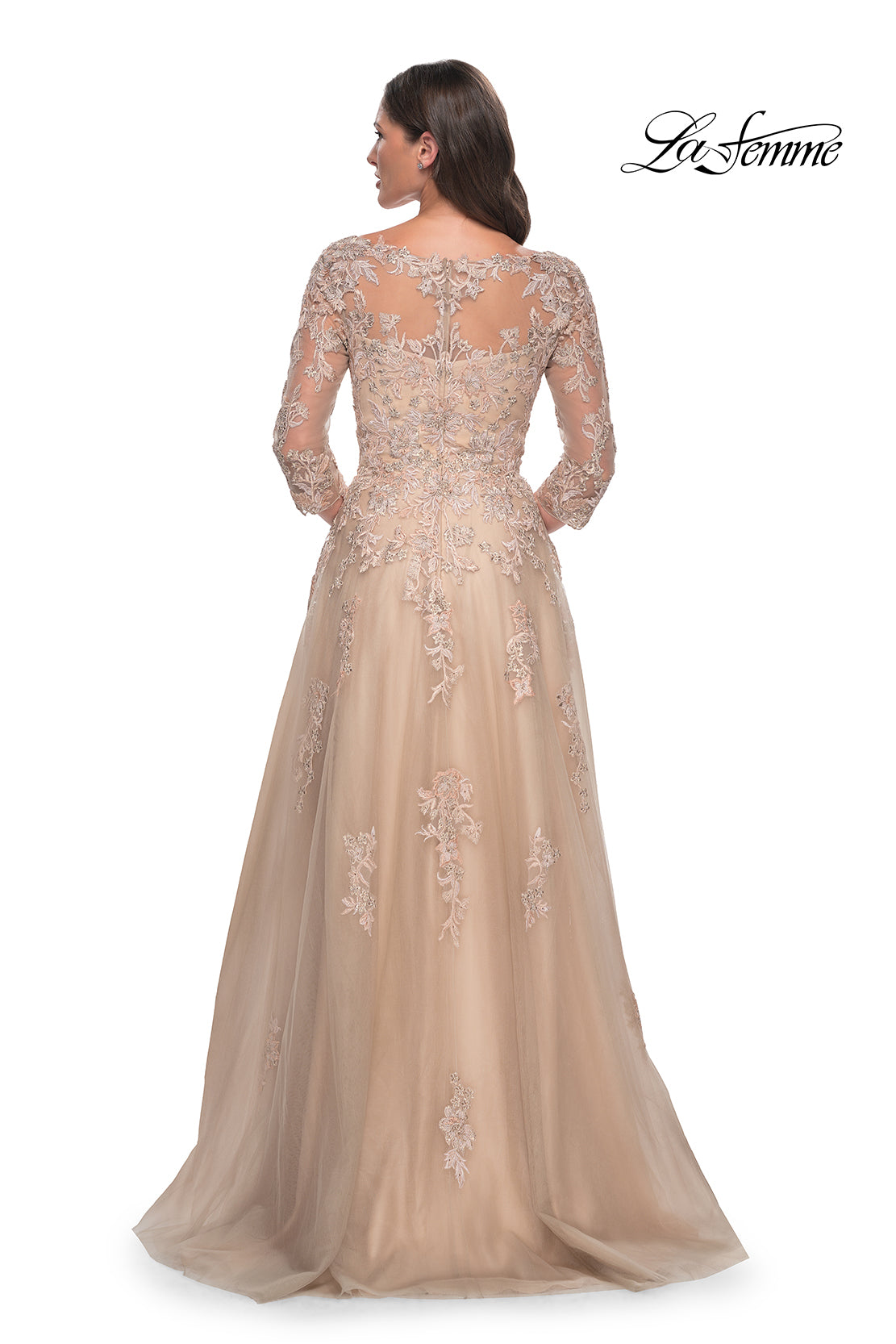 La Femme 30859 in Champagne, back view