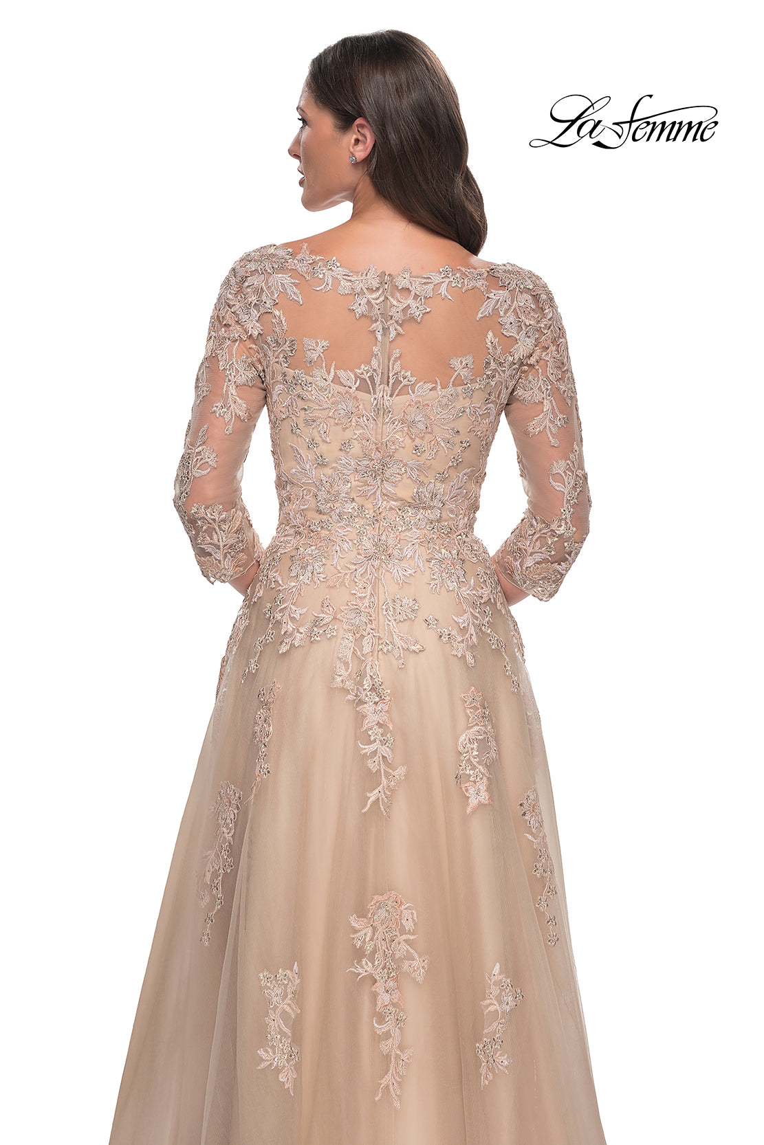 La Femme 30859 in Champagne, back view