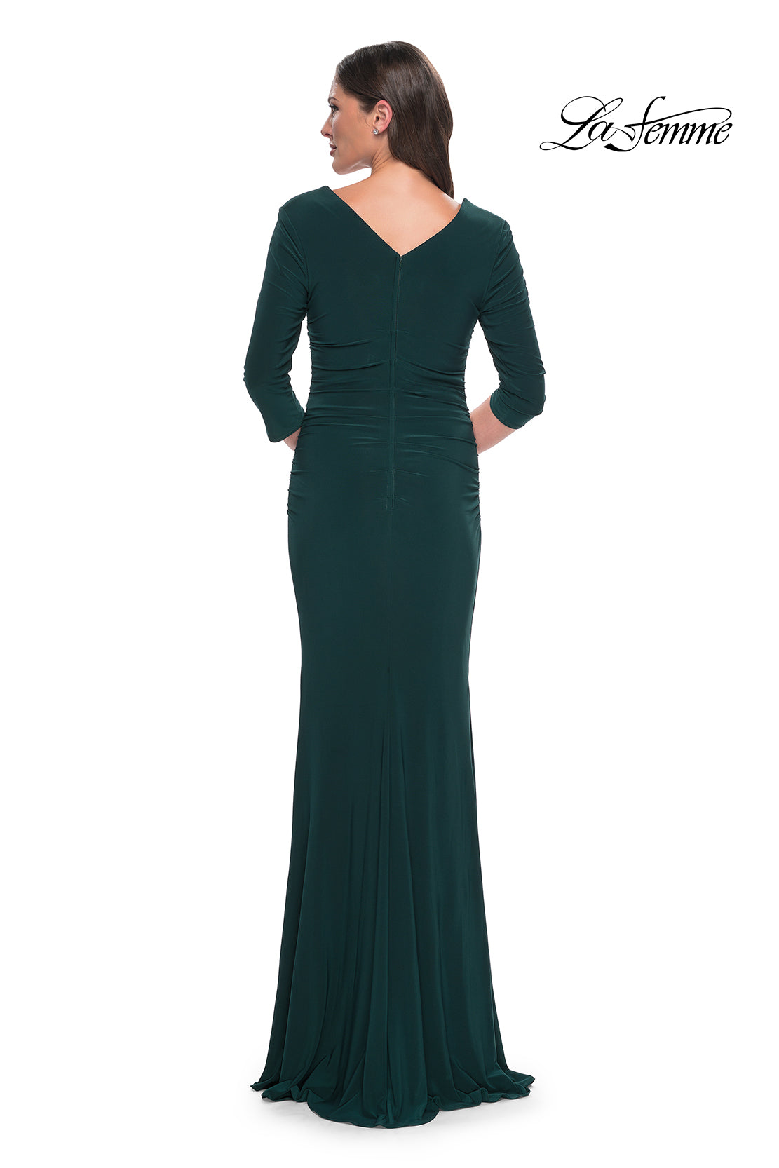 La Femme 30883 in HunterGreen, back view