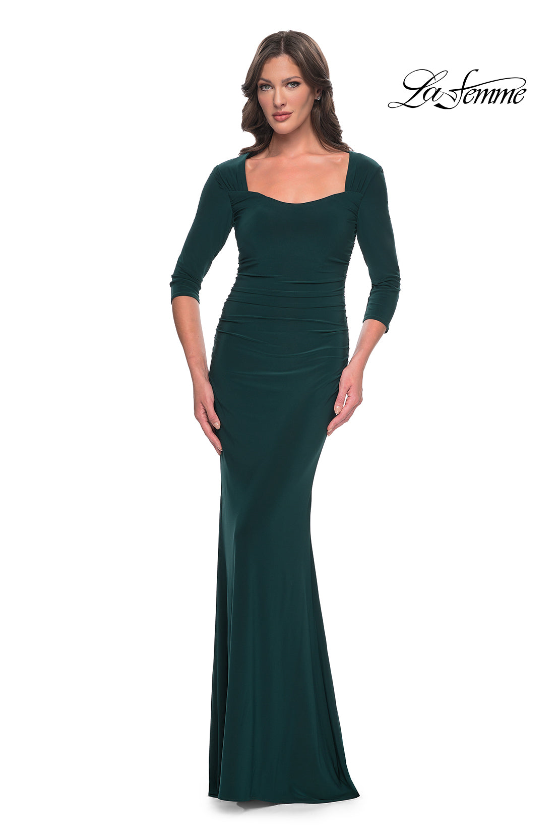 La Femme 30883 in HunterGreen, front view