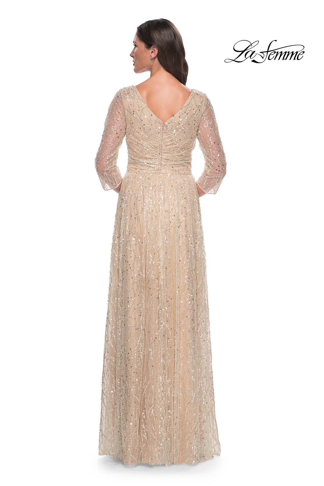 La Femme 30911 in Champagne, back view