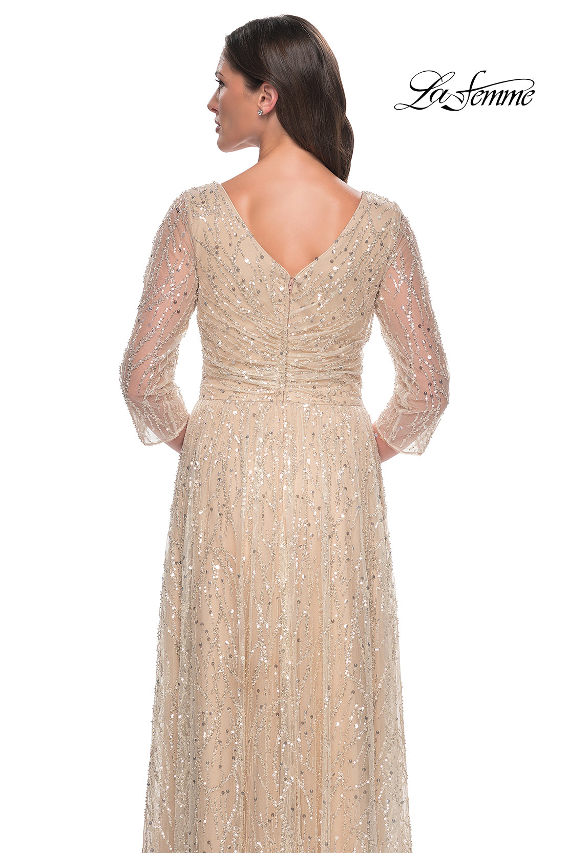 La Femme 30911 in Champagne, back view