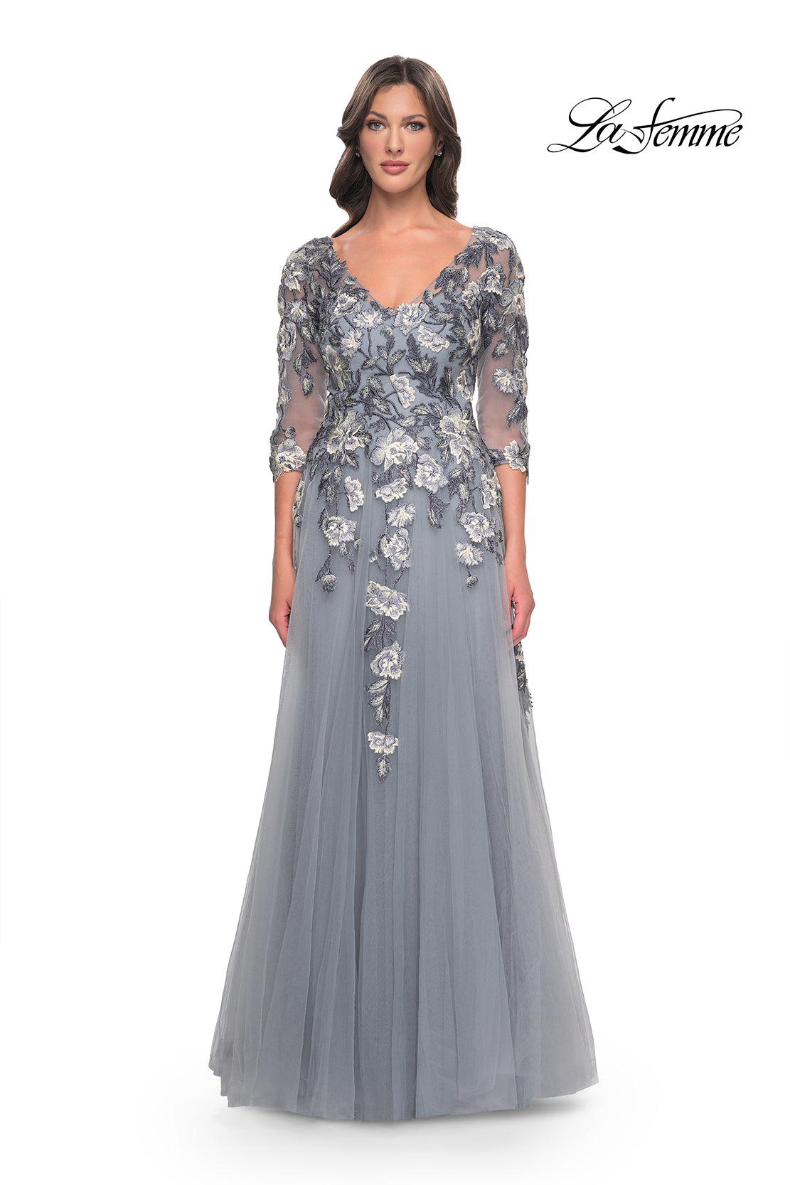 La Femme 30968 in SlateBlue, front view