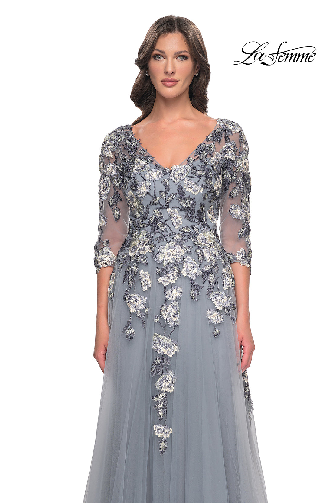 La Femme 30968 in SlateBlue, front view
