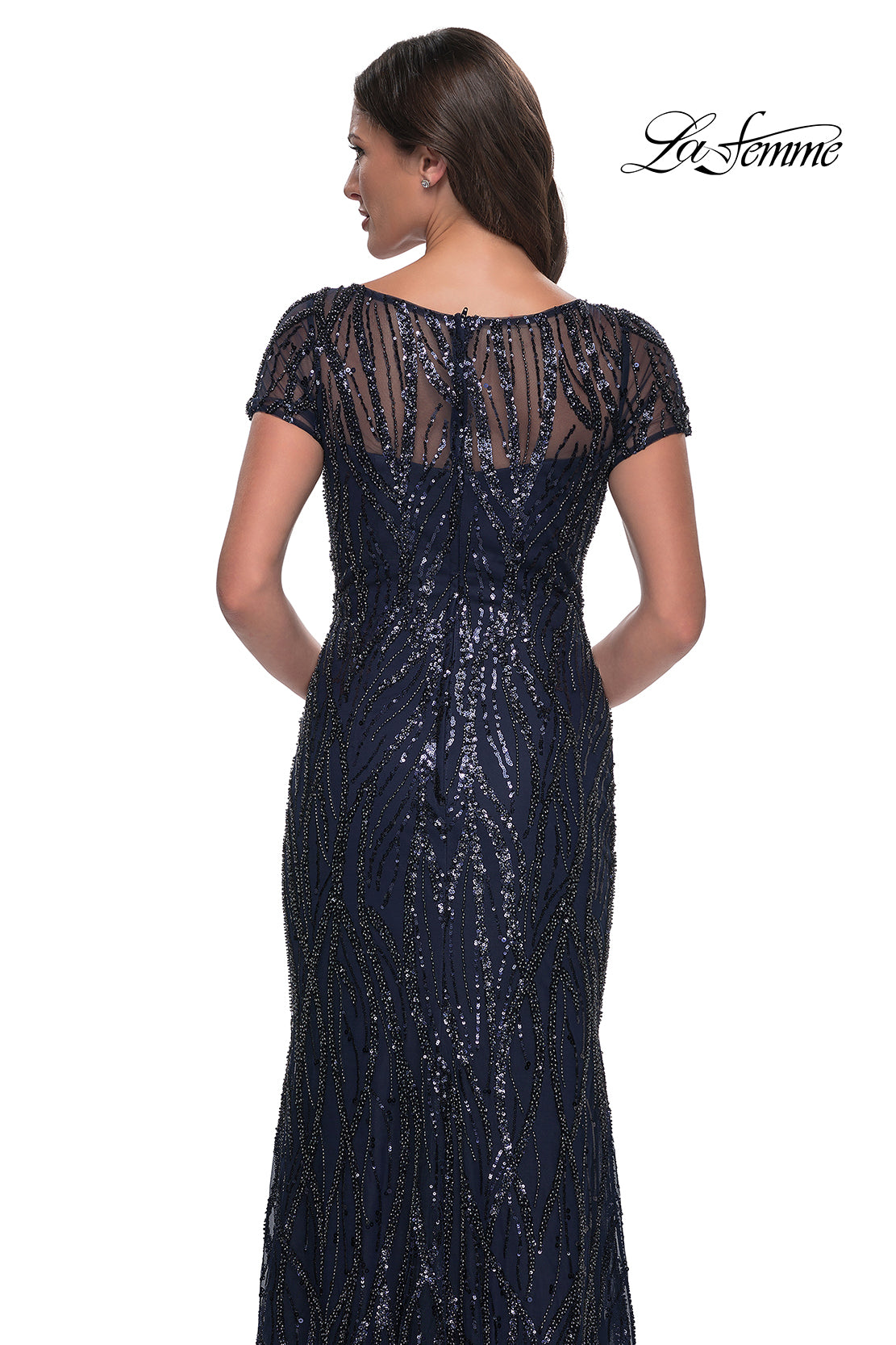 La Femme 31005 in Navy, back view