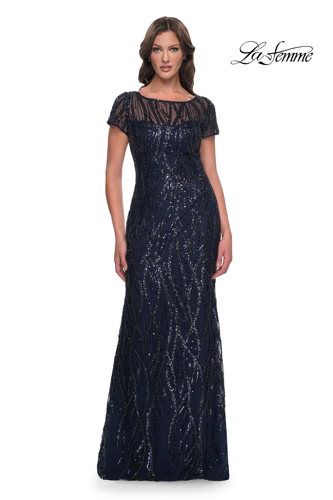 La Femme 31005 in Navy, front view