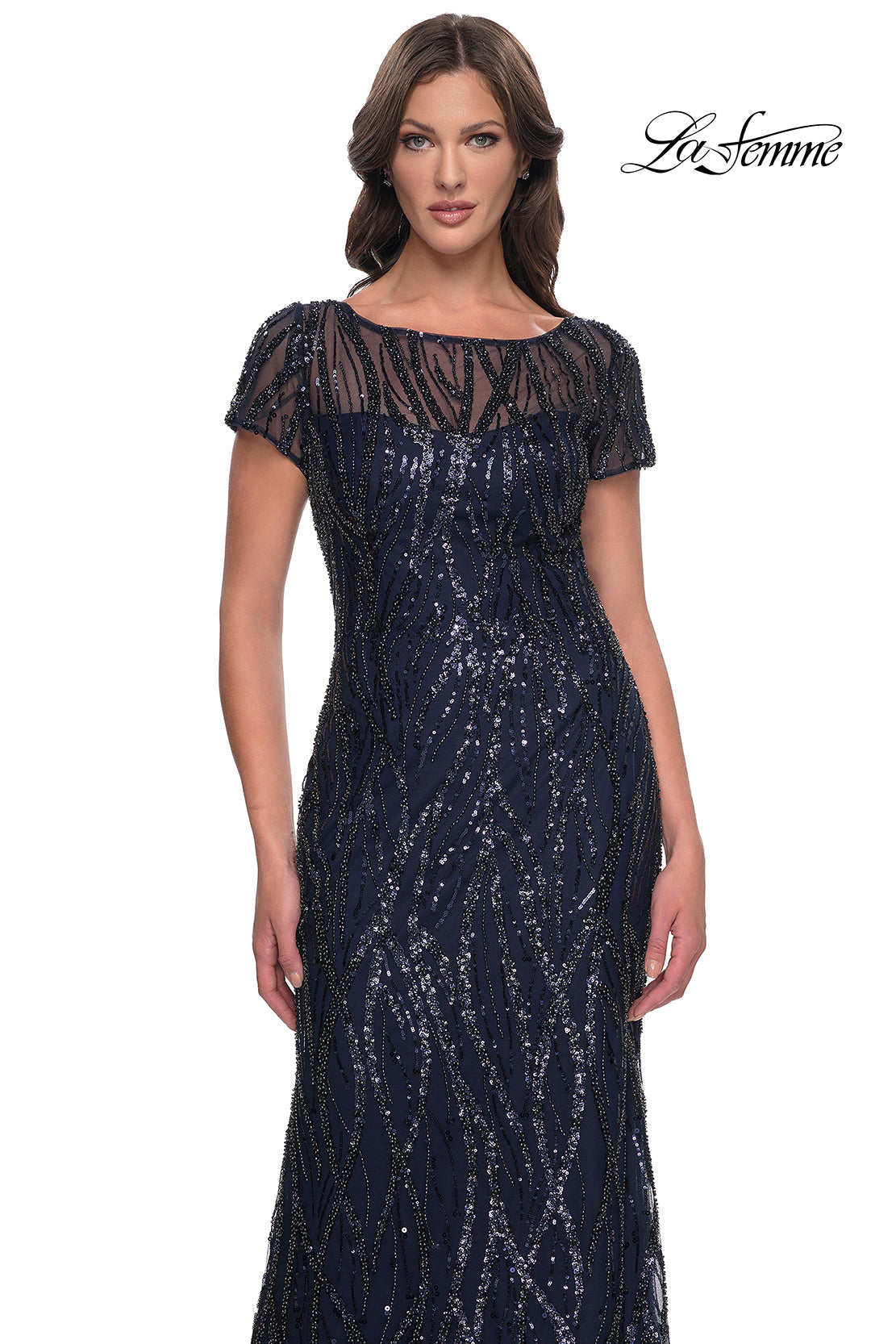 La Femme 31005 in Navy, front view