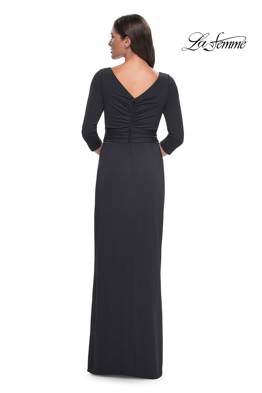 La Femme 31014 in Charcoal, back view