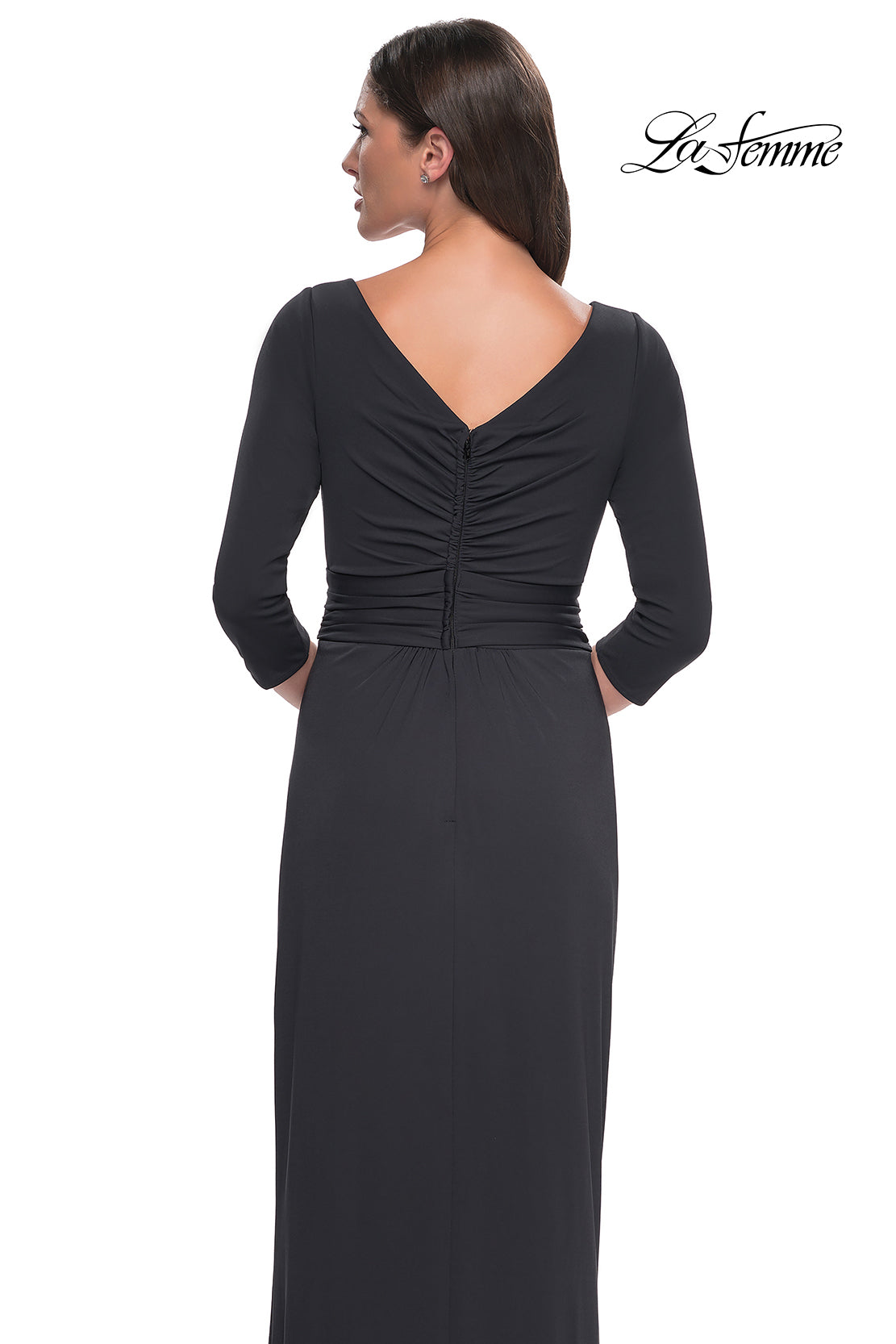 La Femme 31014 in Charcoal, back view