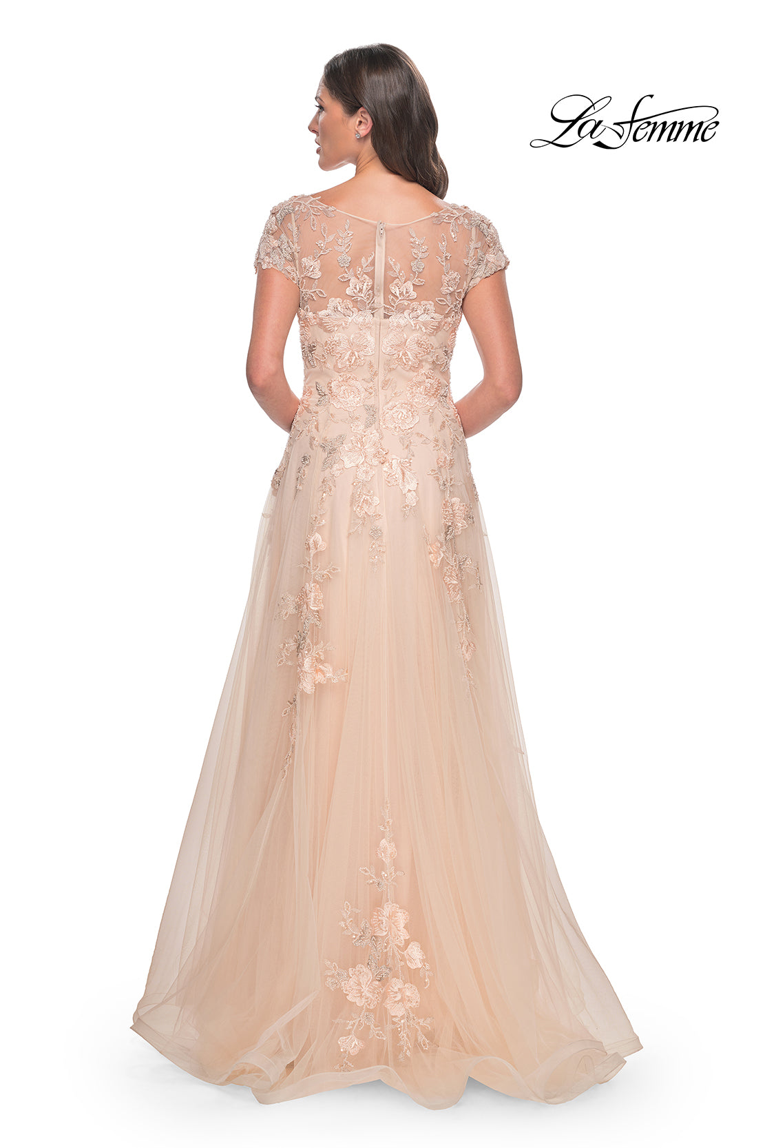 La Femme 31198 in Champagne, back view
