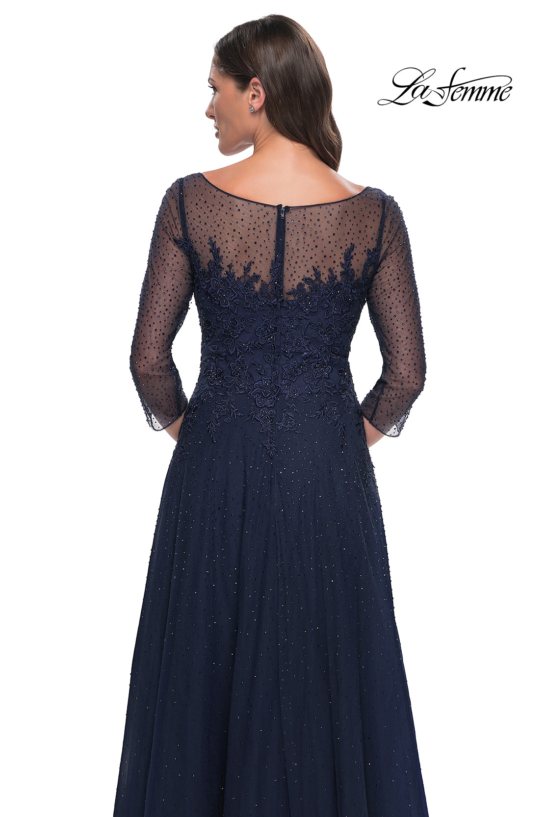 La Femme 31235 in Navy, back view