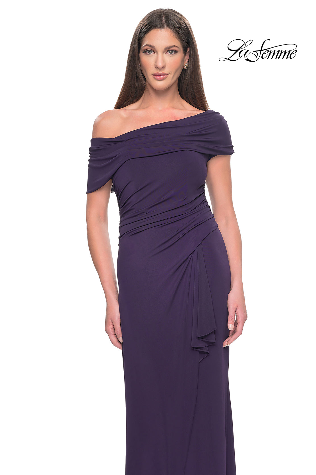 La Femme 31459 in Eggplant, front view
