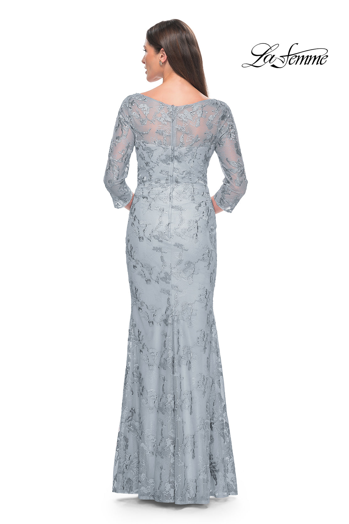 La Femme 31684 in DustyBlue, back view