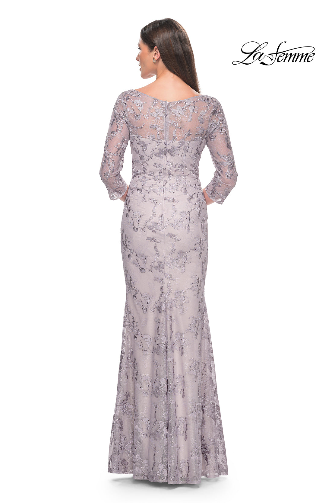 La Femme 31684 in DustyLilac, back view
