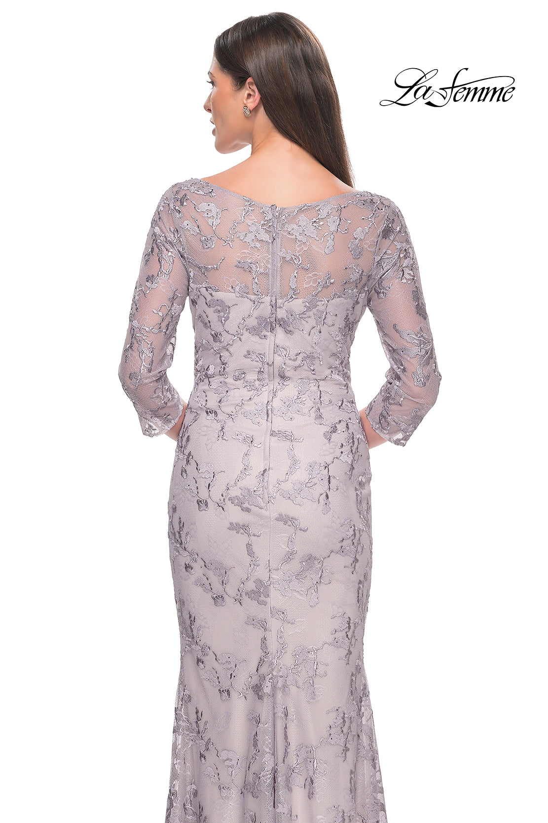 La Femme 31684 in DustyLilac, back view