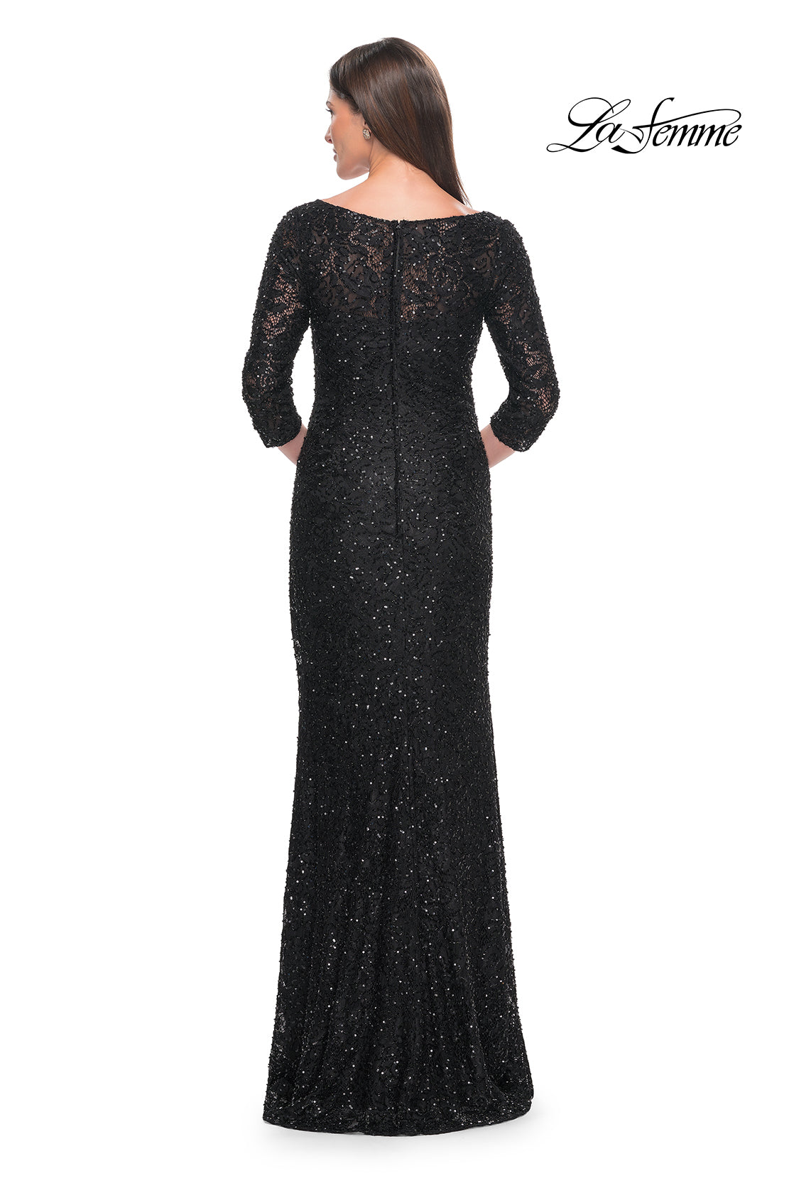 La Femme 31721 in Black, back view