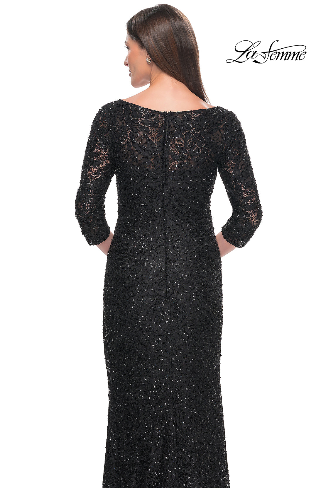 La Femme 31721 in Black, back view